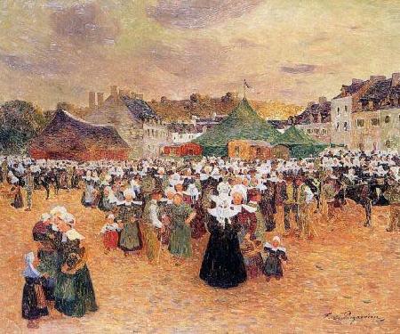unknow artist The Fair at Pont-Aven oil painting image